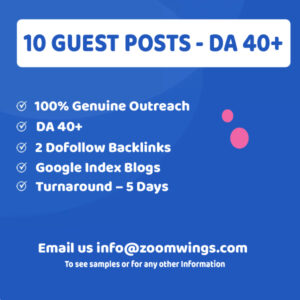 10 Guests Posts - DA 40+