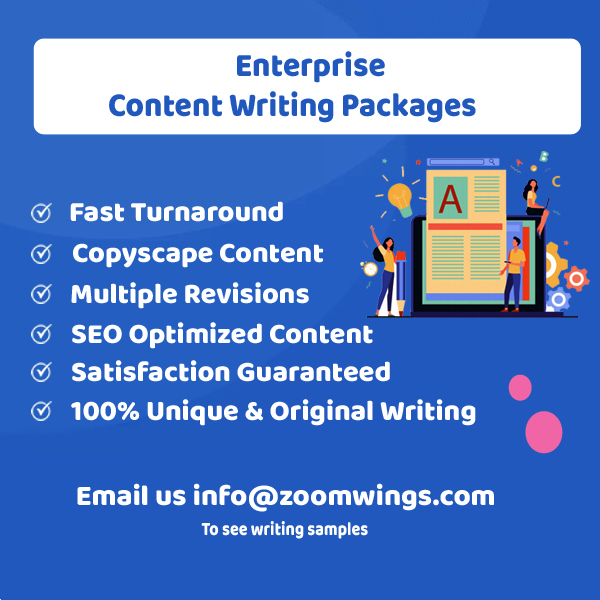 Enterprise – Content Writing Packages