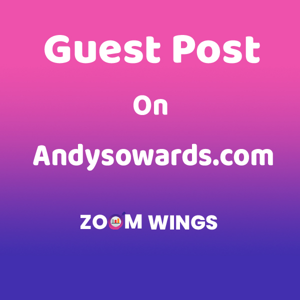 Guest Post on Andysowards.com